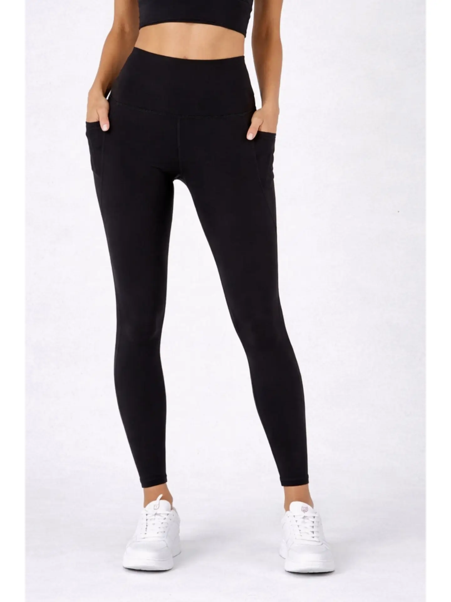 Born Nouli — Sculpting High Waisted Full Length Pocket Legging — view 2