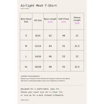 Born Nouli — Airlight Mesh T-Shirt White — view 5