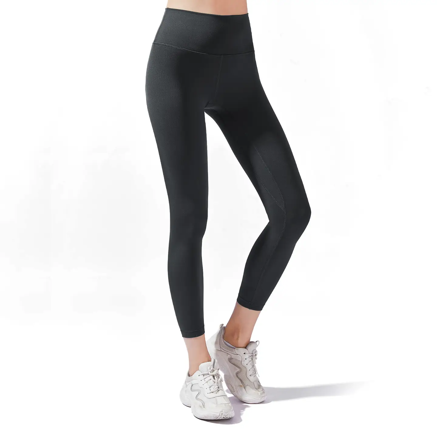 Myga — Black 7/8 Yula High Waist Yoga Leggings — view 3