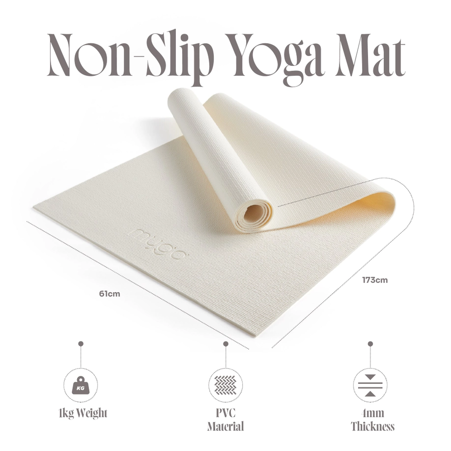 Yoga/Pilates — Entry-Level Yoga Mats – Cream — view 4
