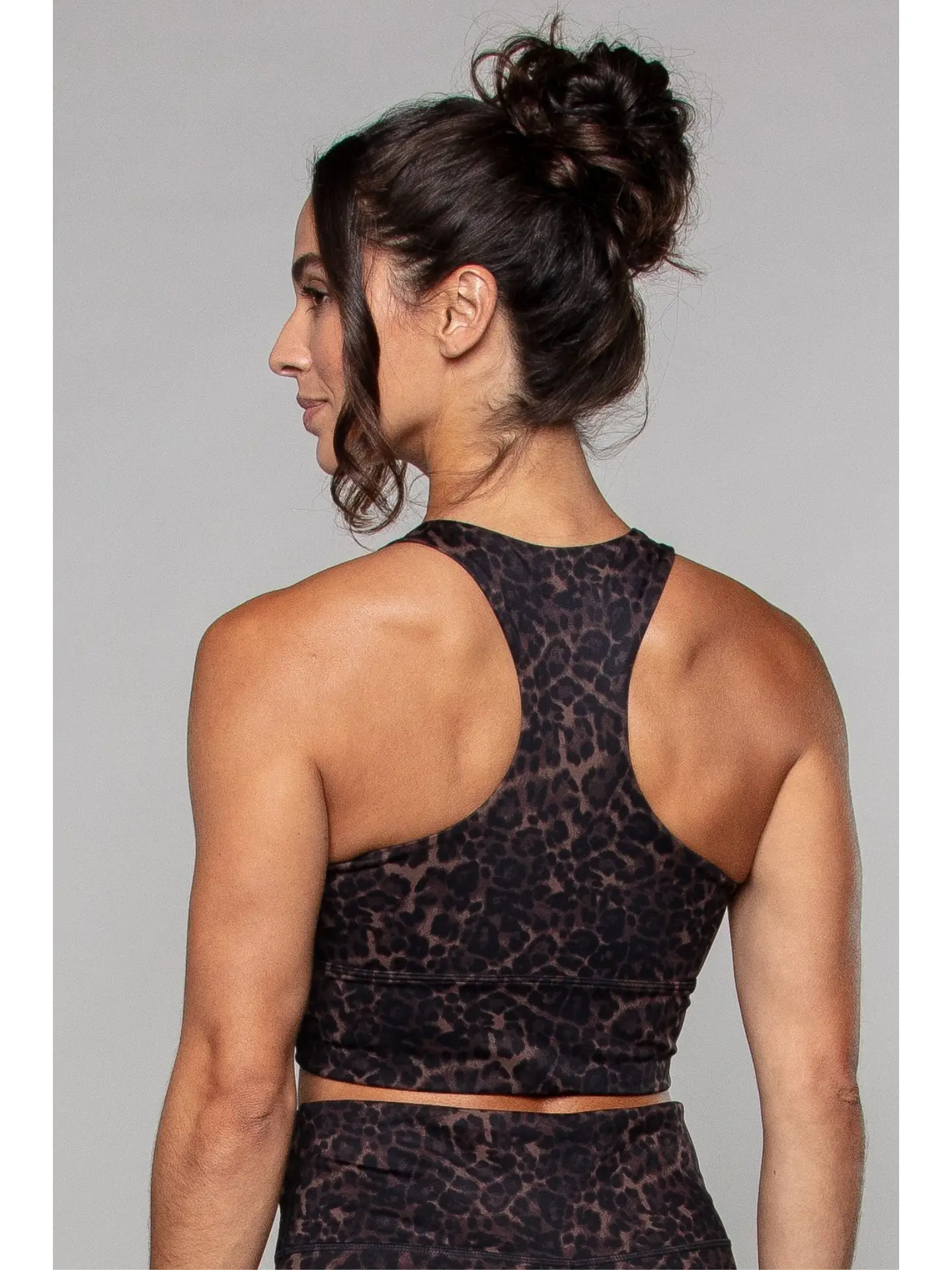 Born Nouli — Wild Cat Longline Crop Bra — view 3