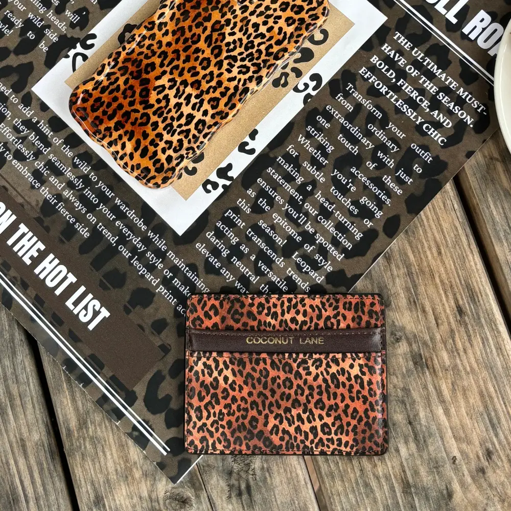 Accessories  — Leopard Card Holder — view 2