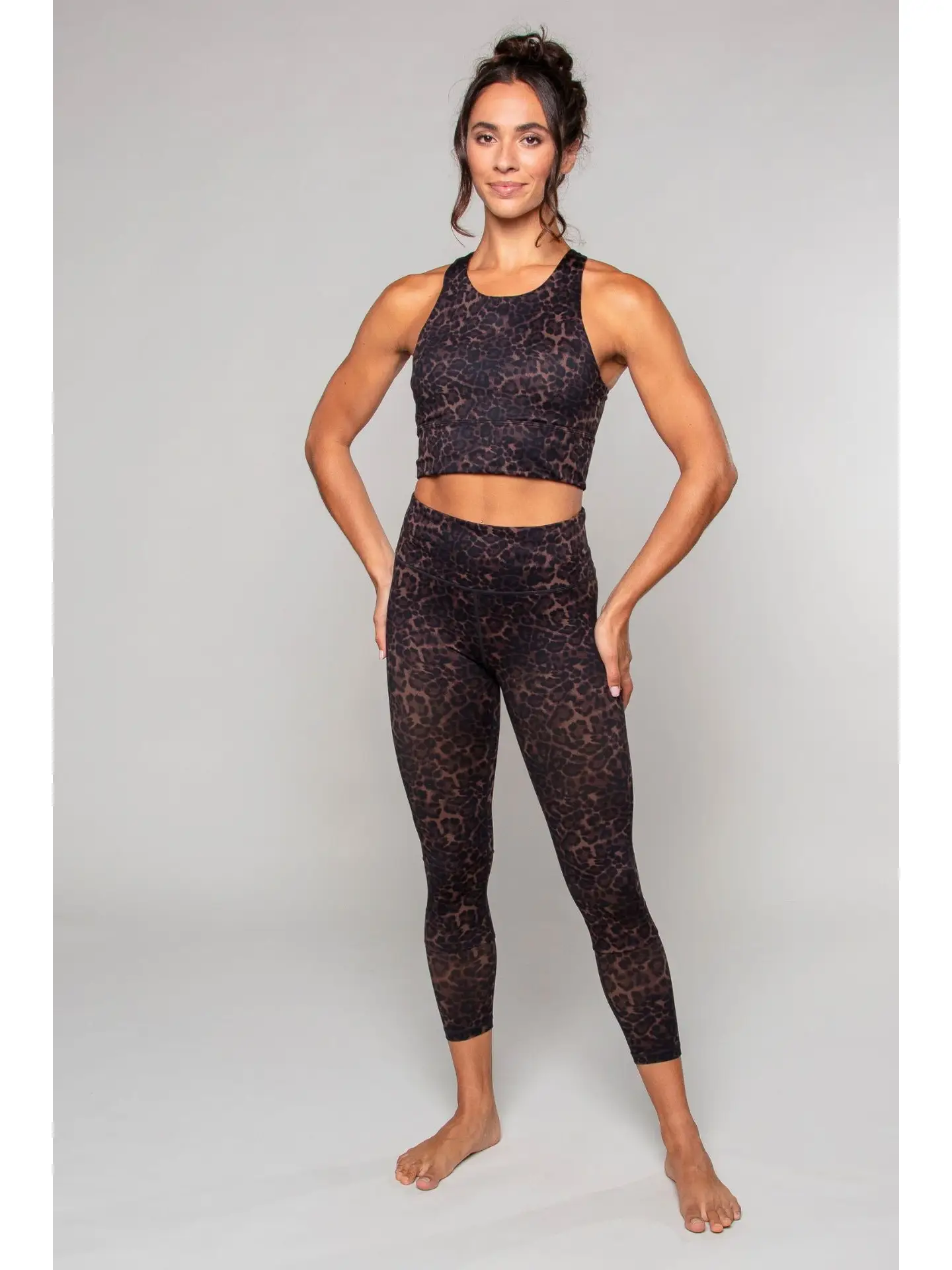 Born Nouli — Wild Cat Longline Crop Bra