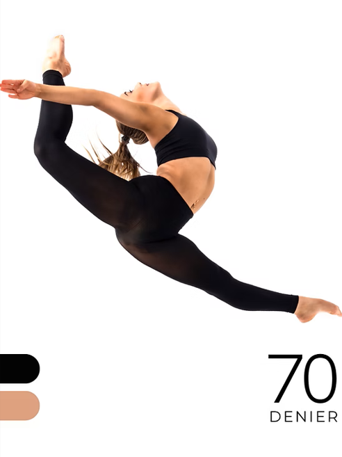 Silky Dance — Adult High Performance Footless Tights — view 2