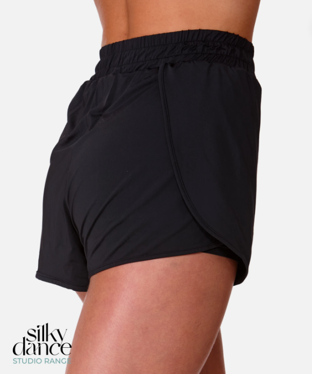 Silky Dance — 2 in 1 Layered Dance Shorts — view 2