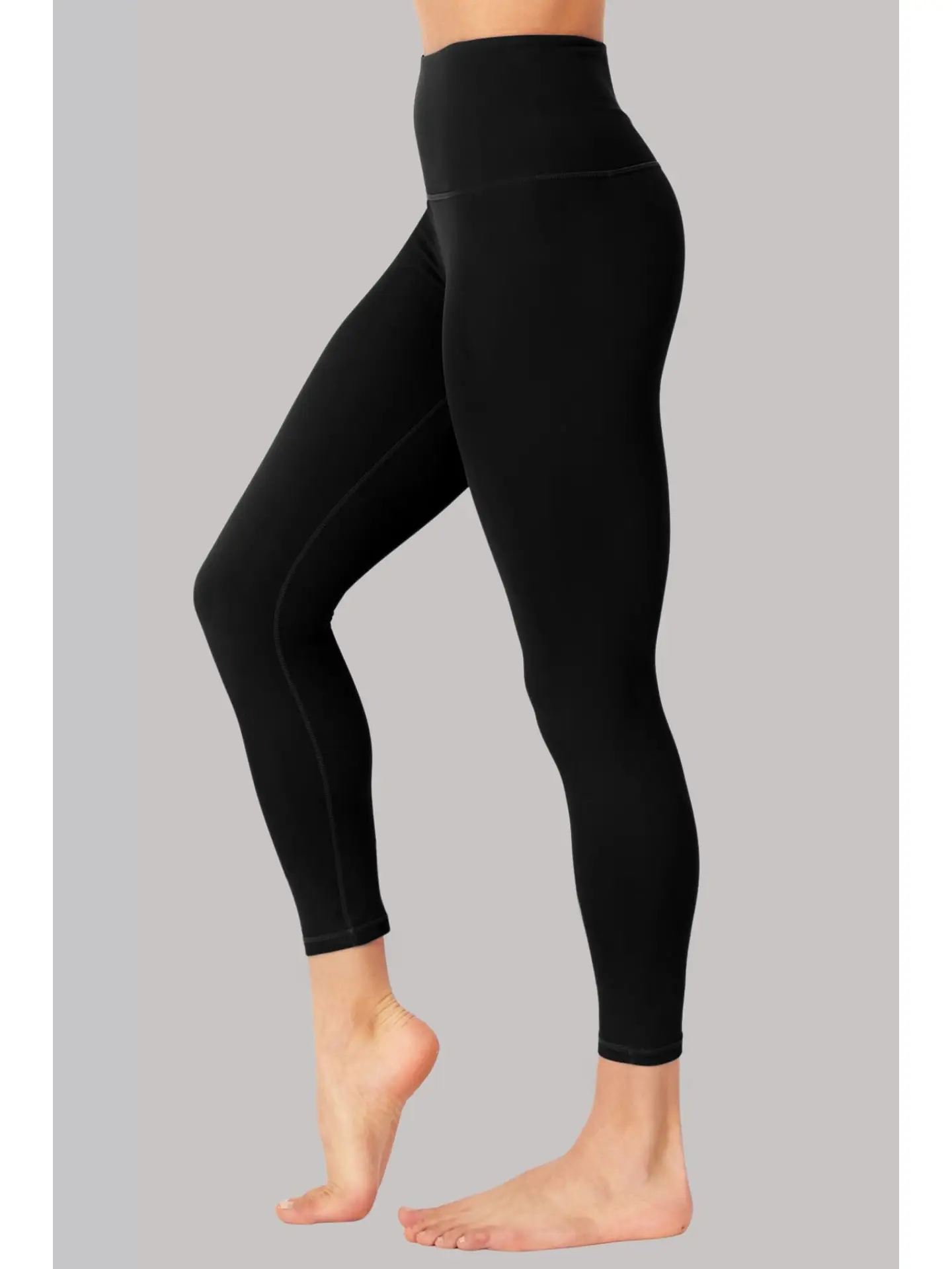 Born Nouli — Elevate Seamless 7/8 Leggings - Black — view 3
