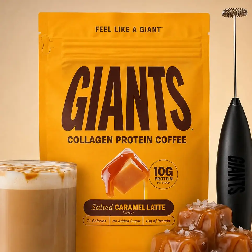 GIANTS — Giants™ Instant Collagen Protein Coffee - Salted Caramel