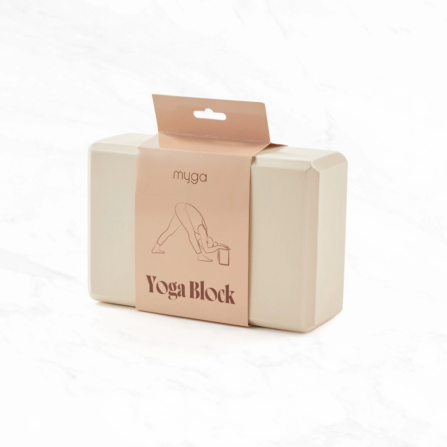 Foam Yoga Block - Cream 