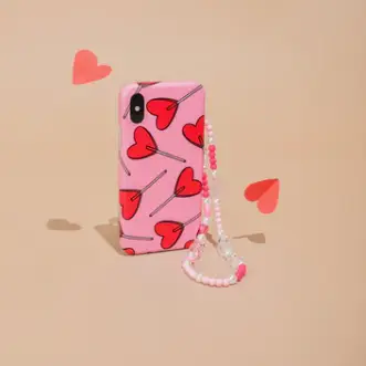 Accessories  — Beaded Phone Strap - Pink Vibes