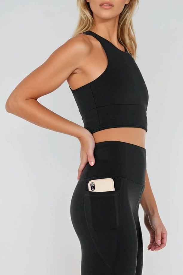 Born Nouli — Sculpting 7/8 Length Pocket Legging — view 2