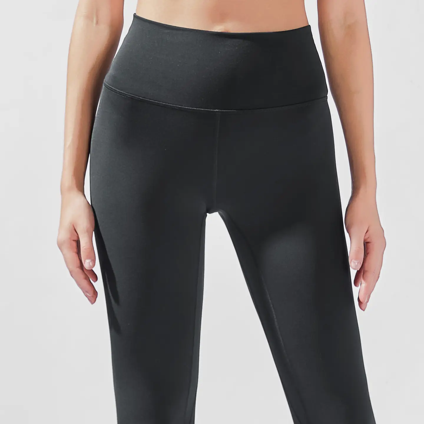 Myga — Black 7/8 Yula High Waist Yoga Leggings — view 5
