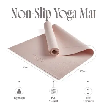 Yoga/Pilates — Entry-Level Yoga Mats – Blush — view 3